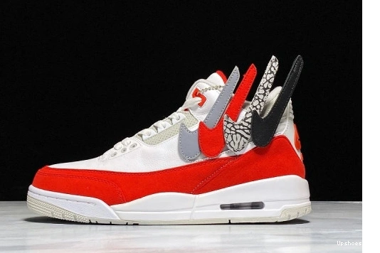 CJ0939-100 JORDAN TINKER UNIVERSITY CJ0939-100 RETRO RED AIR WHITE 3 0524